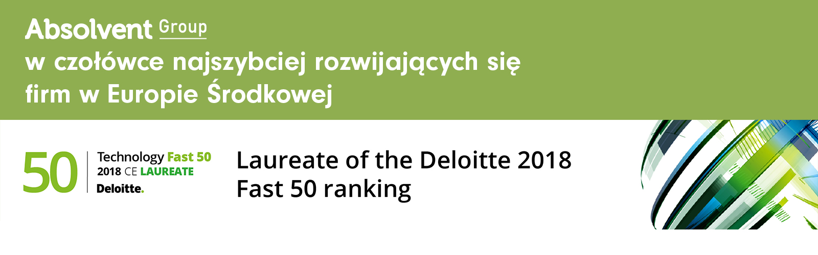 Grupa Absolvent w 50 najszybciej rozwijających się firm technologicznych w Europie Środkowej